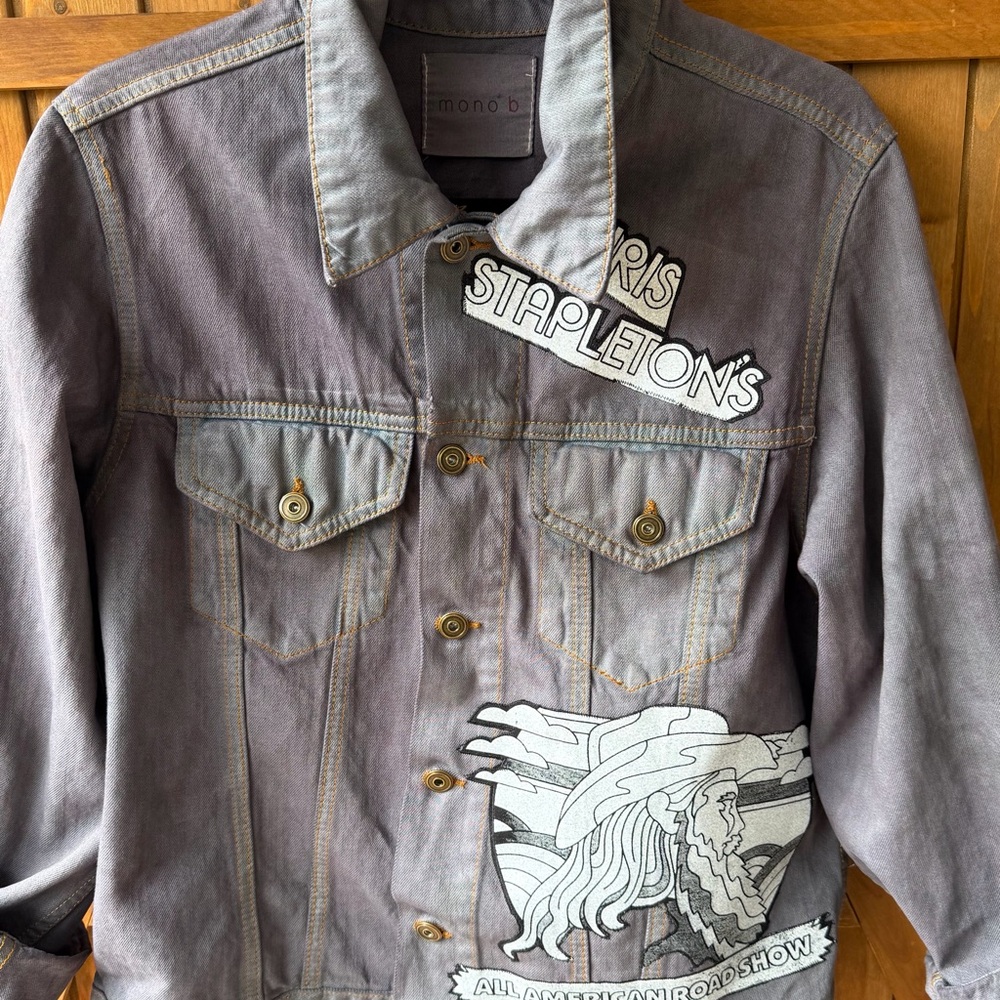 Chris Stapleton Gray Denim Jacket - image 2